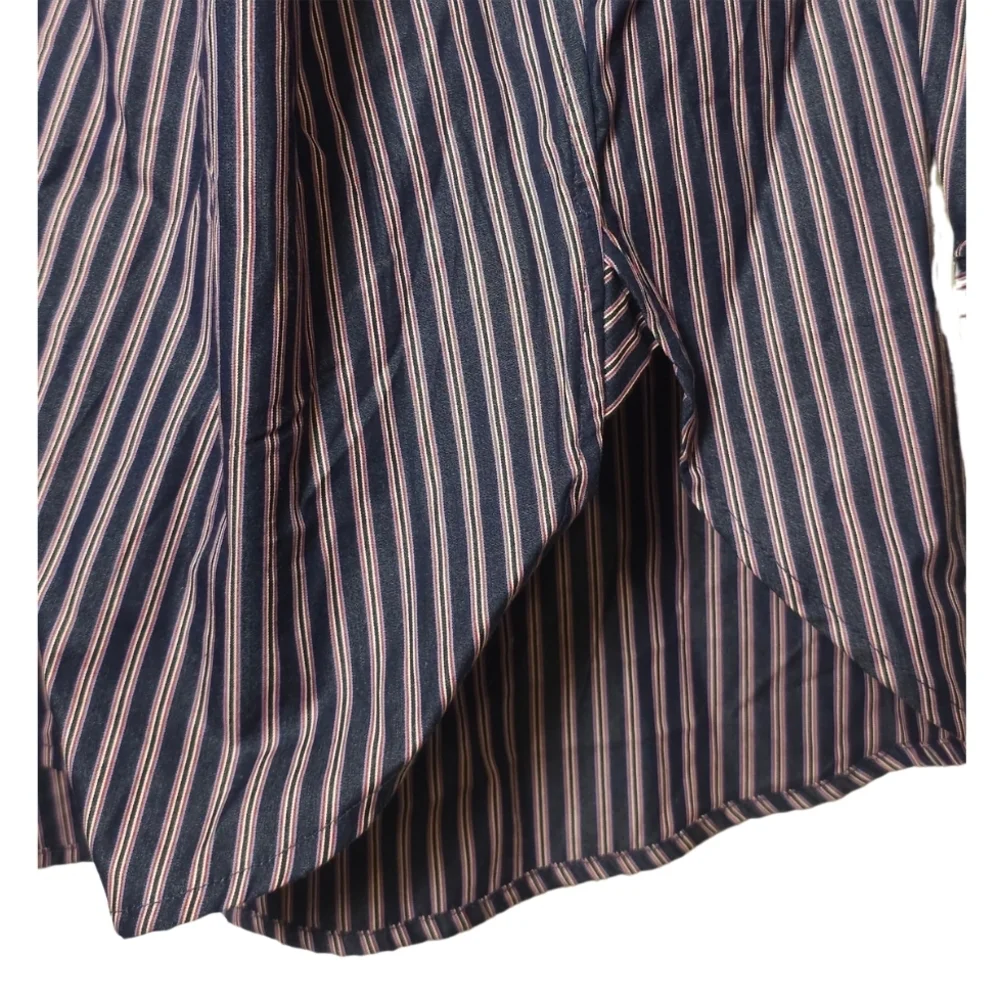 Ralph Lauren size 3XL Striped Button Down Dress Shirt with Beaded Crest - Picture 3 of 7